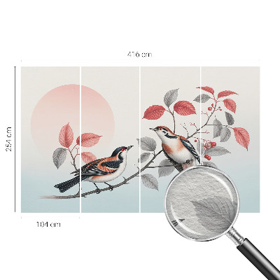 Foto tapeta Sedeče ptice