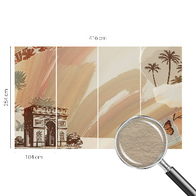 Stenska fototapeta flis Eksotično potovanje