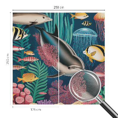 Fototapeta po meri Podvodna favna