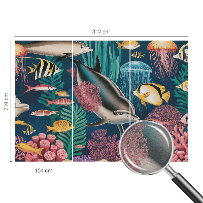 Fototapeta po meri Podvodna favna