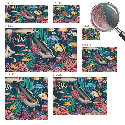 Fototapeta po meri Podvodna favna