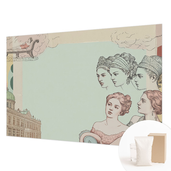 Fototapeta za dnevno sobo Klasični kolaž