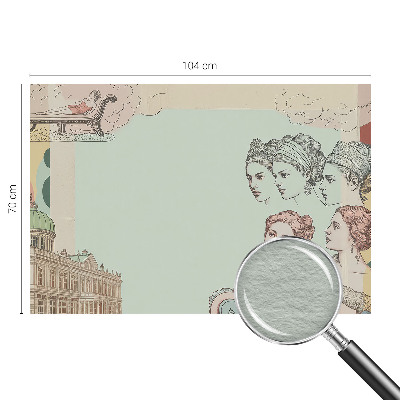 Fototapeta za dnevno sobo Klasični kolaž