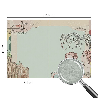 Fototapeta za dnevno sobo Klasični kolaž