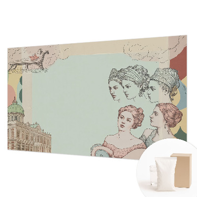 Fototapeta za dnevno sobo Klasični kolaž