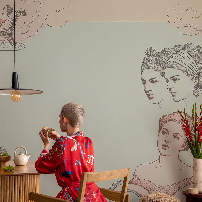 Fototapeta za dnevno sobo Klasični kolaž