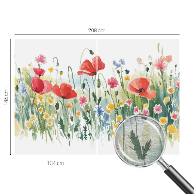 Flis fototapeta za otroško sobo Poletni travnik