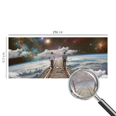Visokokakovostna fototapeta z motivom vesoljskega potovanja