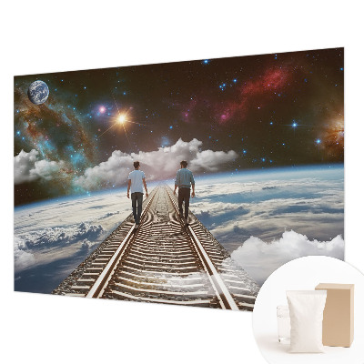 Visokokakovostna fototapeta z motivom vesoljskega potovanja