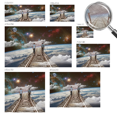 Visokokakovostna fototapeta z motivom vesoljskega potovanja