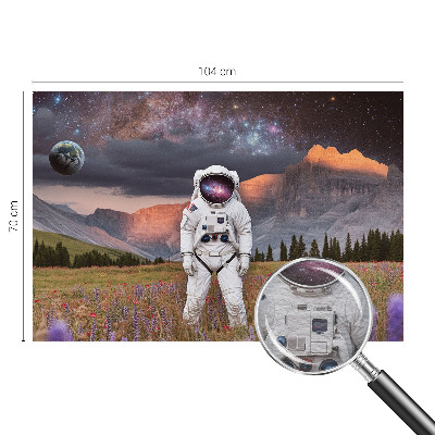 Netkana fototapeta Kozmična pokrajina