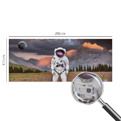 Netkana fototapeta Kozmična pokrajina