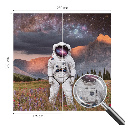 Netkana fototapeta Kozmična pokrajina