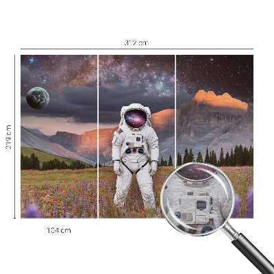 Netkana fototapeta Kozmična pokrajina