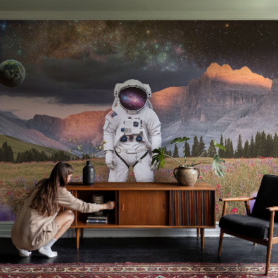 Netkana fototapeta Kozmična pokrajina