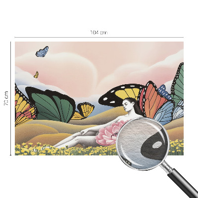 Netkana fototapeta Metuljev travnik