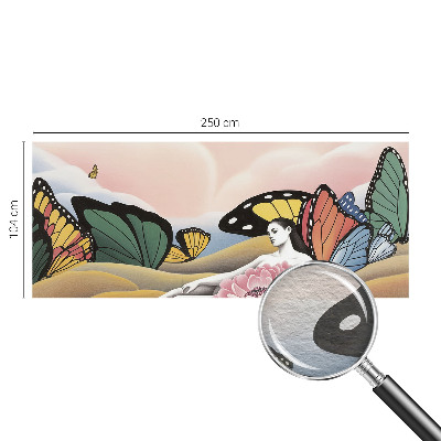 Netkana fototapeta Metuljev travnik