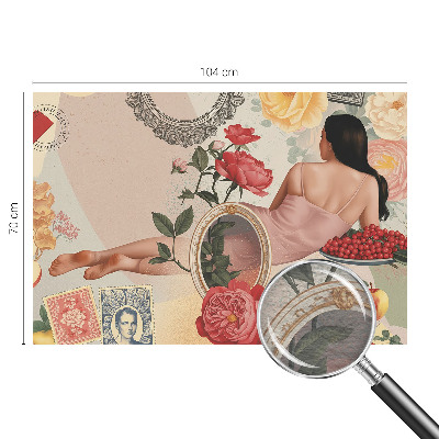 Stenska fototapeta flis Cvetlična eleganca