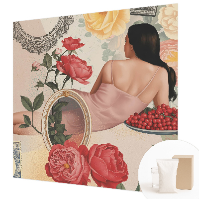 Stenska fototapeta flis Cvetlična eleganca