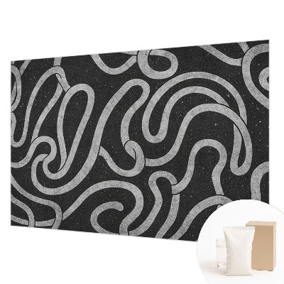 Fototapeta za spalnico Zvite oblike