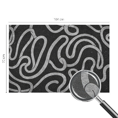 Fototapeta za spalnico Zvite oblike