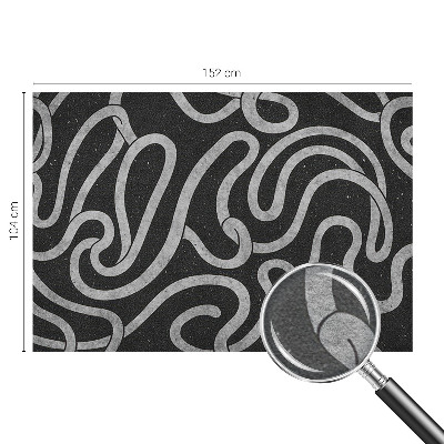 Fototapeta za spalnico Zvite oblike