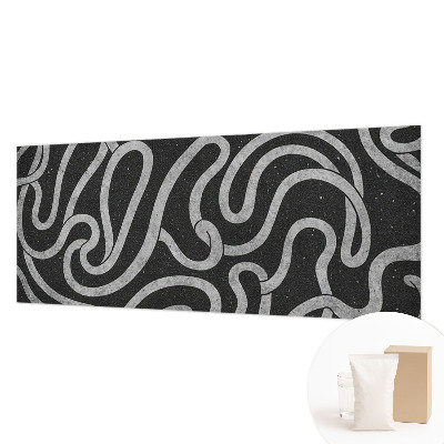 Fototapeta za spalnico Zvite oblike