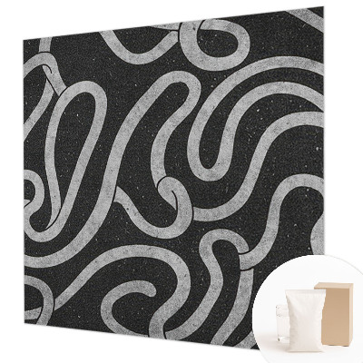 Fototapeta za spalnico Zvite oblike