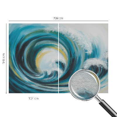 Flis fototapeta za otroško sobo Morski val