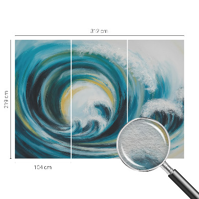 Flis fototapeta za otroško sobo Morski val