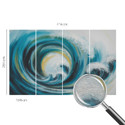 Flis fototapeta za otroško sobo Morski val