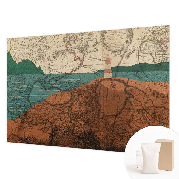 Foto tapeta Zgodovinski zemljevid