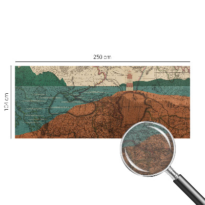 Foto tapeta Zgodovinski zemljevid