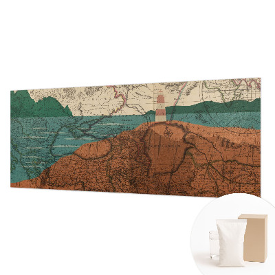 Foto tapeta Zgodovinski zemljevid