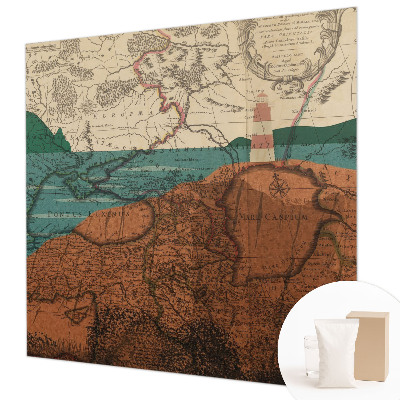 Foto tapeta Zgodovinski zemljevid