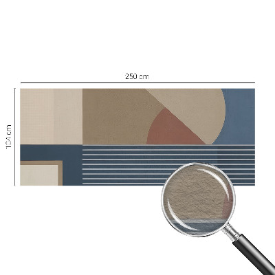 Netkana fototapeta z motivom harmonične geometrije