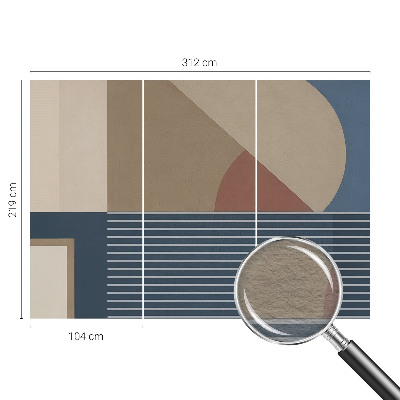 Netkana fototapeta Harmonična geometrija