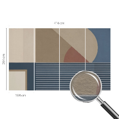 Netkana fototapeta Harmonična geometrija