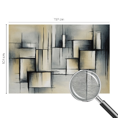 Stenska dekoracija fototapeta z abstraktnim geometrijskim vzorcem