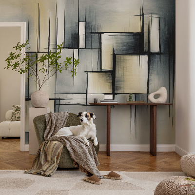 Stenska dekoracija fototapeta Abstraktna geometrija