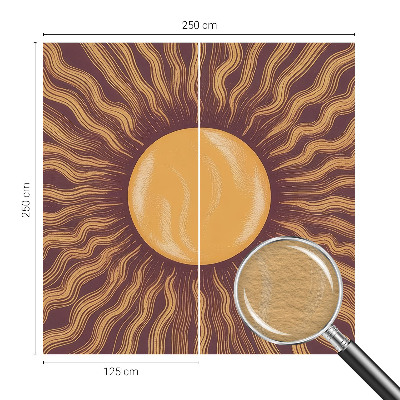 Tiskana fototapeta flis z motivom sončnih žarkov