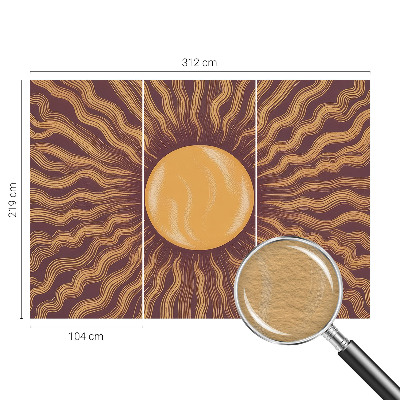 Tiskana fototapeta flis z motivom sončnih žarkov