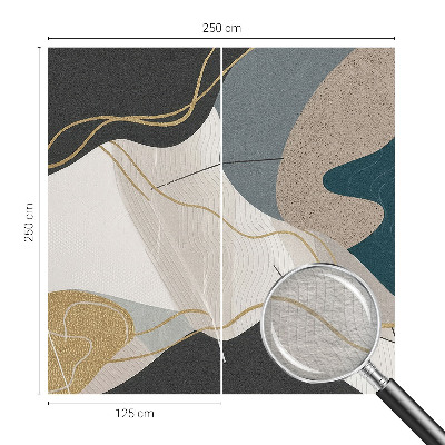 Dekorativna fototapeta Abstraktne oblike