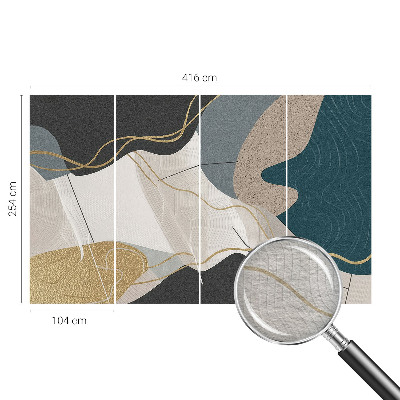 Dekorativna fototapeta Abstraktne oblike