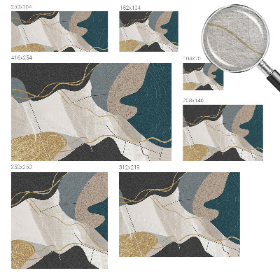 Dekorativna fototapeta Abstraktne oblike