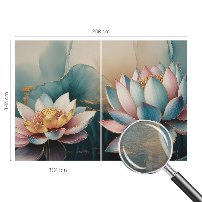 Fototapeta za dnevno sobo Lotosi harmonije