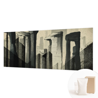 Flis fototapeta za otroško sobo s tiskom surove arhitekture
