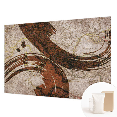 Moderna fototapeta Umetniški zemljevid