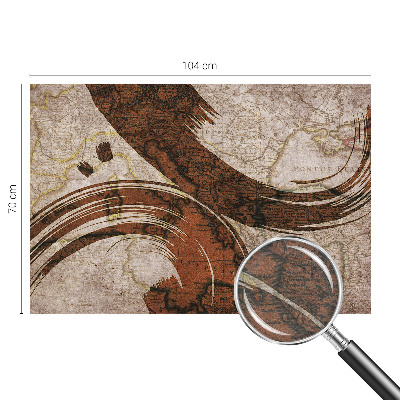 Moderna fototapeta Umetniški zemljevid