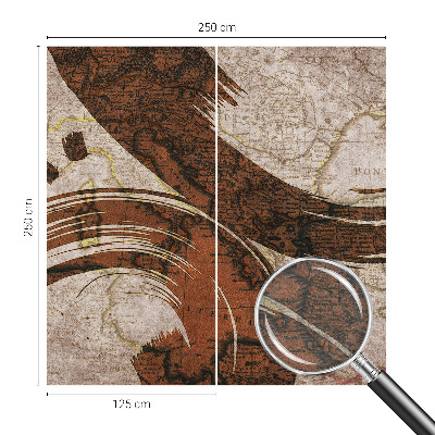 Moderna fototapeta Umetniški zemljevid